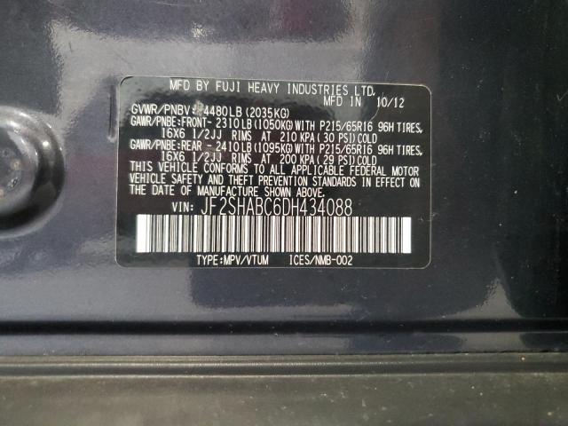 Photo 10 from auction – 2013 SUBARU FORESTER 2 with VIN JF2SHABC6DH434088