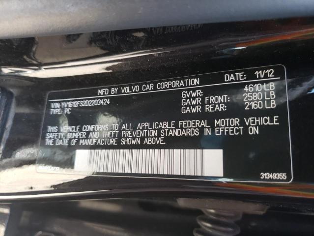 Photo 10 from auction – 2013 VOLVO S60 T5 with VIN YV1612FS2D2203424