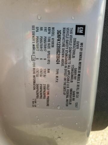 Photo 10 from auction – 2008 CHEVROLET AVALANCHE with VIN 3GNFK12358G208424