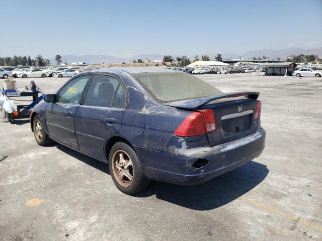 Photo 3 from auction – 2001 HONDA CIVIC EX with VIN 2HGES26721H552212