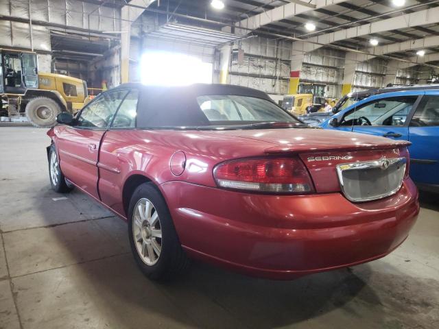 Photo 3 from auction – 2003 CHRYSLER SEBRING GT with VIN 1C3EL75T63N525326