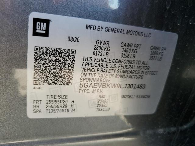 Photo 10 from auction – 2020 BUICK ENCLAVE PR with VIN 5GAEVBKW9LJ301483