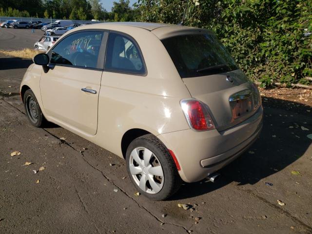 Photo 3 from auction – 2012 FIAT 500 POP with VIN 3C3CFFAR7CT223384