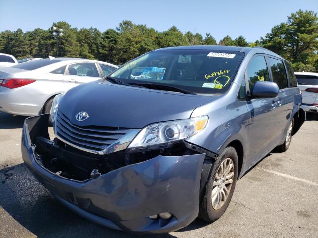 Photo 2 from auction – 2015 TOYOTA SIENNA XLE with VIN 5TDYK3DC1FS649864