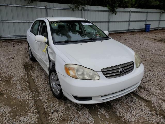 TOYOTA COROLLA 2004 with VIN 2T1BR32E74C225861 - Photo from auction