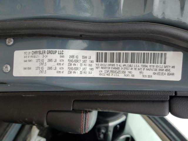Photo 10 from auction – 2014 JEEP CHEROKEE T with VIN 1C4PJMBS0EW251090