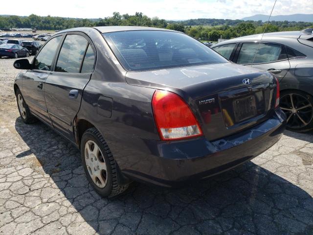 Photo 3 from auction – 2002 HYUNDAI ELANTRA with VIN KMHDN45D62U286742