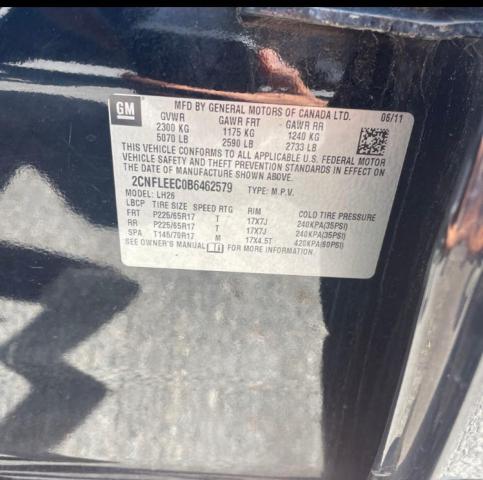 Photo 10 from auction – 2011 CHEVROLET EQUINOX LT with VIN 2CNFLEEC0B6462579