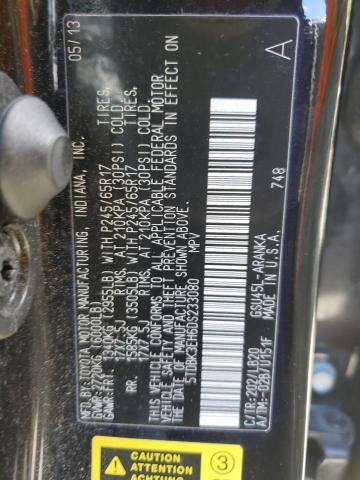 Photo 10 from auction – 2013 TOYOTA HIGHLANDER with VIN 5TDBK3EH6DS233080