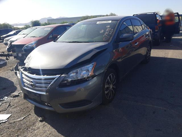 Photo 2 from auction – 2015 NISSAN SENTRA S with VIN 3N1AB7AP2FL629714