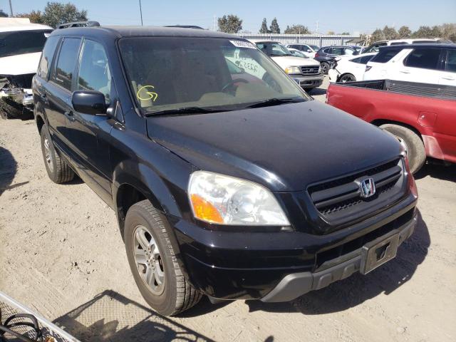 HONDA PILOT EX 2004 with VIN 2HKYF18454H532738 - Photo from auction