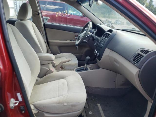 Photo 5 from auction – 2008 KIA SPECTRA EX with VIN KNAFE122785522247