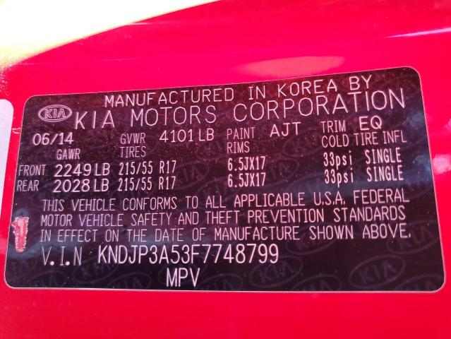 Photo 10 from auction – 2015 KIA SOUL + with VIN KNDJP3A53F7748799