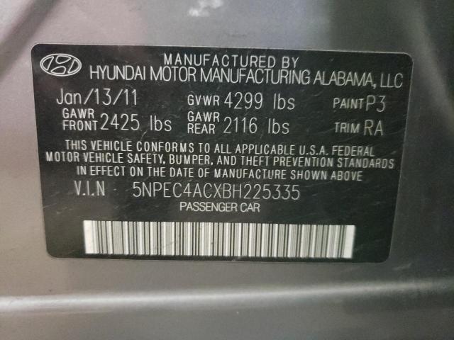 Photo 10 from auction – 2011 HYUNDAI SONATA SE with VIN 5NPEC4ACXBH225335