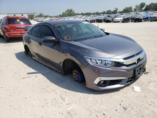 HONDA CIVIC EX 2017 with VIN 19XFC1F3XHE007372 - Photo from auction