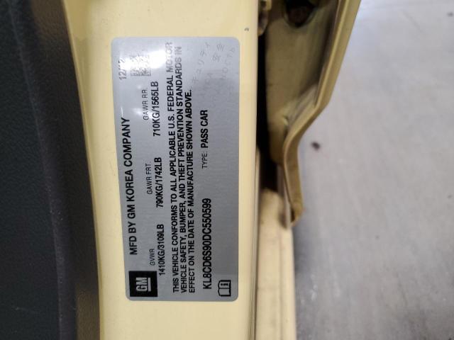 Photo 10 from auction – 2013 CHEVROLET SPARK 1LT with VIN KL8CD6S90DC550599