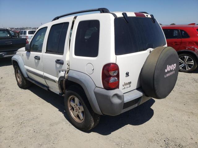 Photo 3 from auction – 2006 JEEP LIBERTY SP with VIN 1J4GL48K16W197523