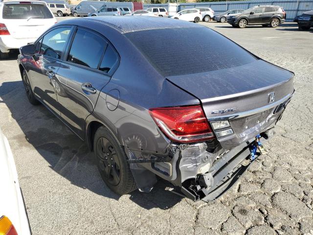 Photo 3 from auction – 2014 HONDA CIVIC LX with VIN 19XFB2F50EE263557