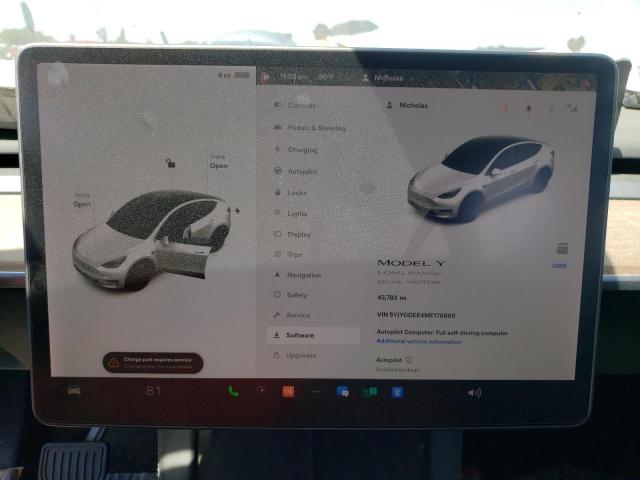 صورة رقم 8 من المزاد - 2021 TESLA MODEL Y مع VIN 5YJYGDEE4MF176860