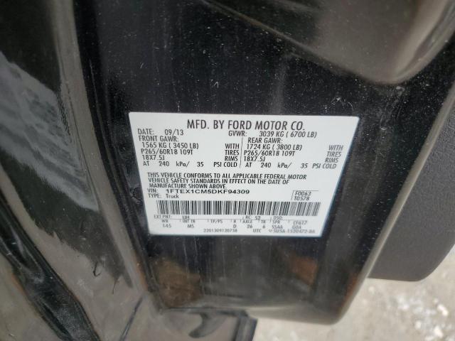 Photo 10 from auction – 2013 FORD F150 SUPER with VIN 1FTEX1CM5DKF94309