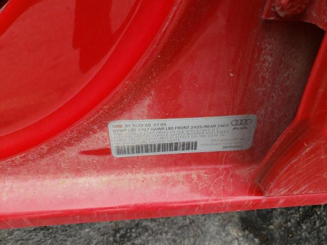 Photo 10 from auction – 2010 AUDI A4 PREMIUM with VIN WAUAFAFL1AN013741