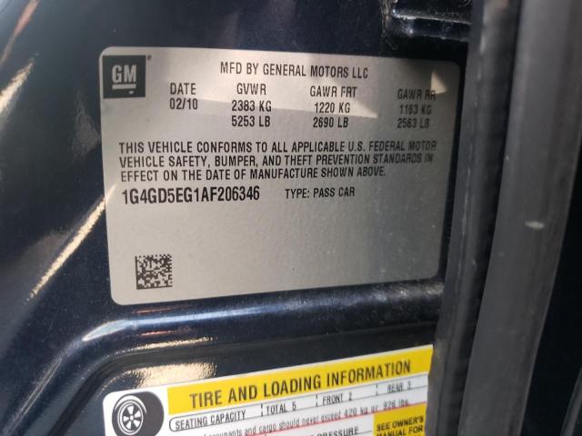Photo 10 from auction – 2010 BUICK LACROSSE C with VIN 1G4GD5EG1AF206346