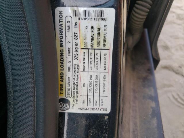 Photo 10 from auction – 2014 FORD FOCUS SE with VIN 1FADP3F21EL319071