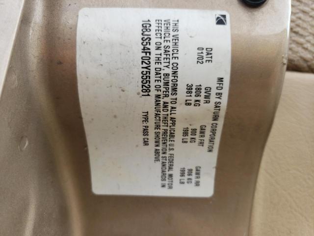 Photo 10 from auction – 2002 SATURN L100 with VIN 1G8JS54F02Y555281
