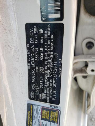Photo 10 from auction – 2017 KIA FORTE LX with VIN 3KPFL4A75HE119959