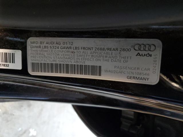 Foto 10 de la subasta – 2012 AUDI A7 PRESTIG con VIN WAU2GAFC1CN108546