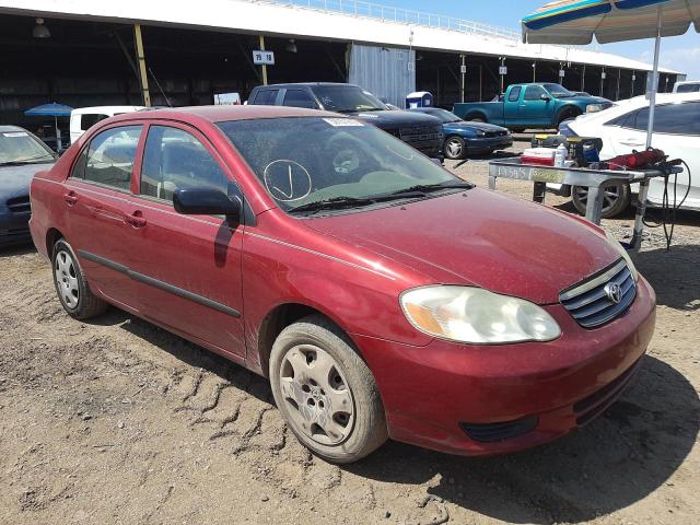 TOYOTA COROLLA CE 2004 with VIN JTDBR32EX42037124 - Photo from auction