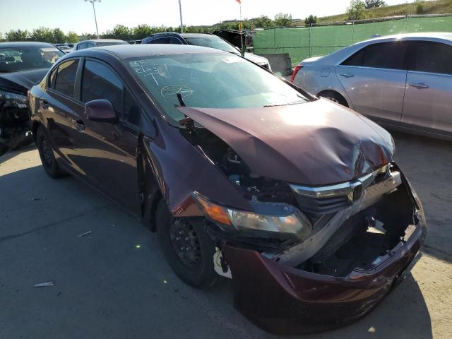 HONDA CIVIC LX 2012 with VIN 19XFB2F56CE041957 - Photo from auction