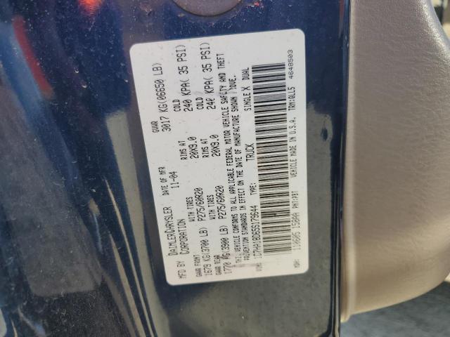 Photo 10 from auction – 2005 DODGE RAM 1500 S with VIN 1D7HA18D65S179644