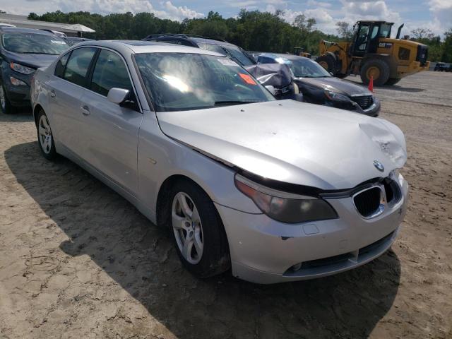 BMW 525 I 2007 with VIN WBANE53527CW60199 - Photo from auction