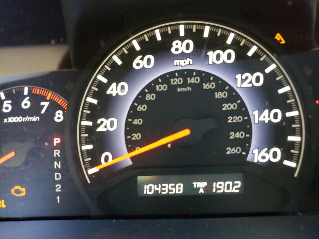 Photo 8 from auction – 2009 HONDA ODYSSEY EX with VIN 5FNRL38709B017607