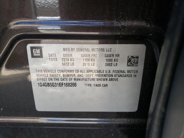 Photo 10 from auction – 2014 BUICK LACROSSE with VIN 1G4GB5G31EF168266