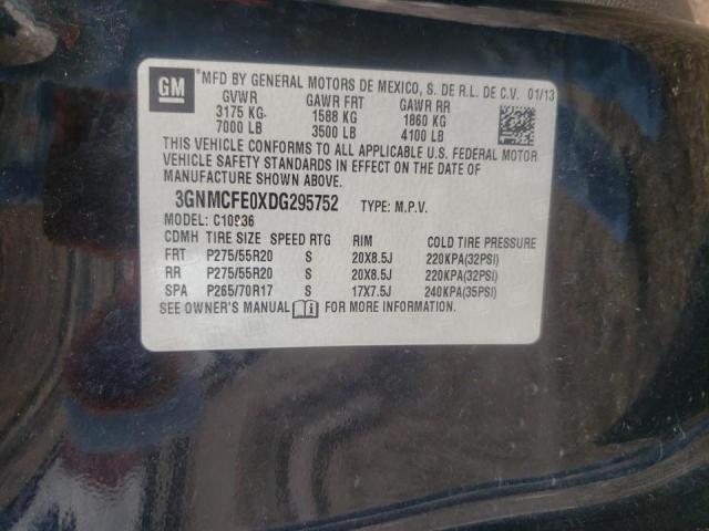 Photo 10 from auction – 2013 CHEVROLET AVALANCHE with VIN 3GNMCFE0XDG295752