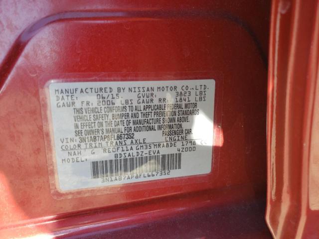 Photo 10 from auction – 2015 NISSAN SENTRA S with VIN 3N1AB7AP8FL667352