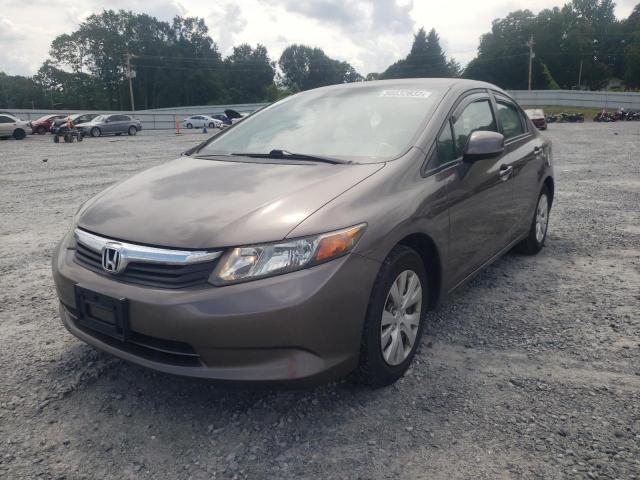 Photo 2 from auction – 2012 HONDA CIVIC LX with VIN 2HGFB2F52CH530281