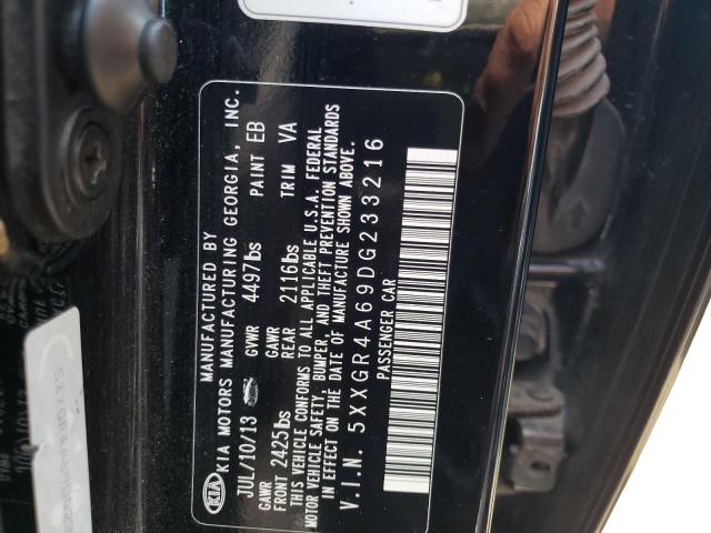 Photo 10 from auction – 2013 KIA OPTIMA SX with VIN 5XXGR4A69DG233216