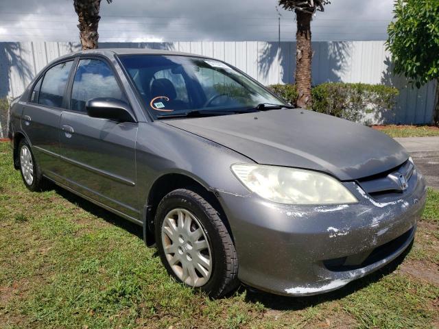 HONDA CIVIC LX 2004 with VIN 2HGES16504H622304 - Photo from auction
