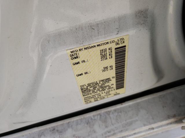 Photo 10 from auction – 2015 NISSAN ALTIMA 2.5 with VIN 1N4AL3AP3FC112653