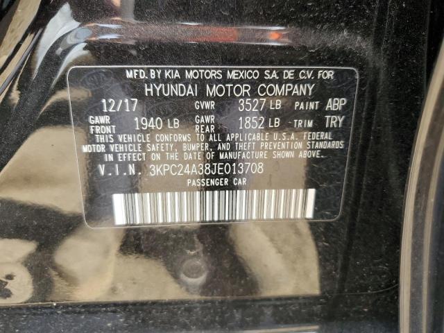 Photo 10 from auction – 2018 HYUNDAI ACCENT SE with VIN 3KPC24A38JE013708