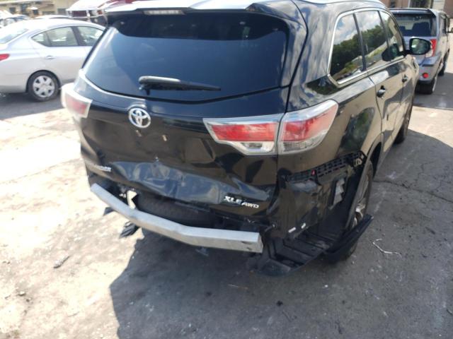 Photo 9 from auction – 2016 TOYOTA HIGHLANDER with VIN 5TDJKRFH4GS252809