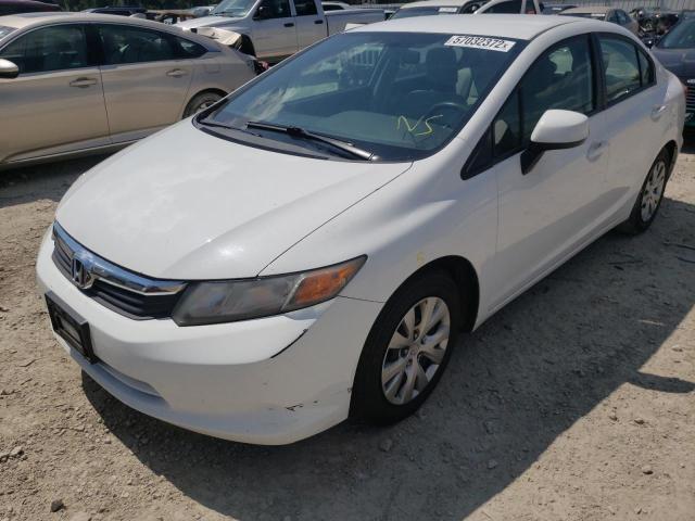 Photo 2 from auction – 2012 HONDA CIVIC LX with VIN 2HGFB2F55CH569978