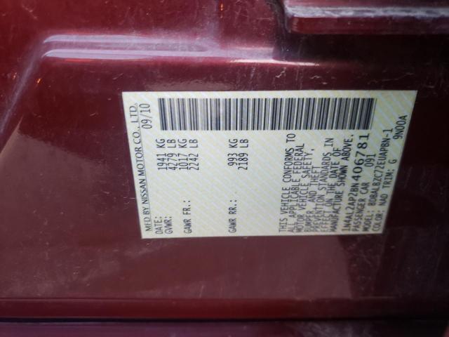 Photo 10 from auction – 2011 NISSAN ALTIMA BAS with VIN 1N4AL2AP2BN406781