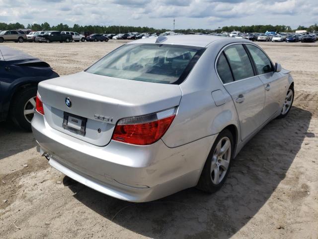 Photo 4 from auction – 2007 BMW 525 I with VIN WBANE53527CW60199