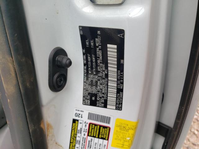 Photo 10 from auction – 2017 TOYOTA SIENNA XLE with VIN 5TDYZ3DC6HS778150