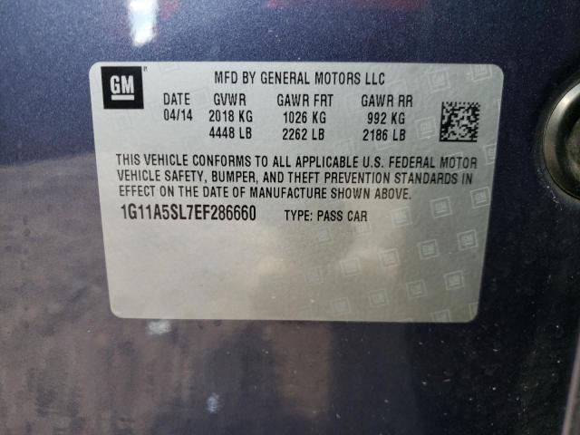 Photo 10 from auction – 2014 CHEVROLET MALIBU LS with VIN 1G11A5SL7EF286660