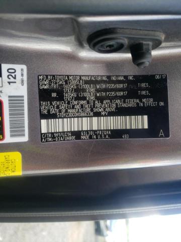 Photo 10 from auction – 2017 TOYOTA SIENNA XLE with VIN 5TDYZ3DC0HS866336